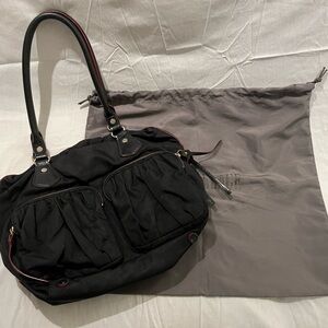 MZ Wallace Black Nylon Jane Handbag